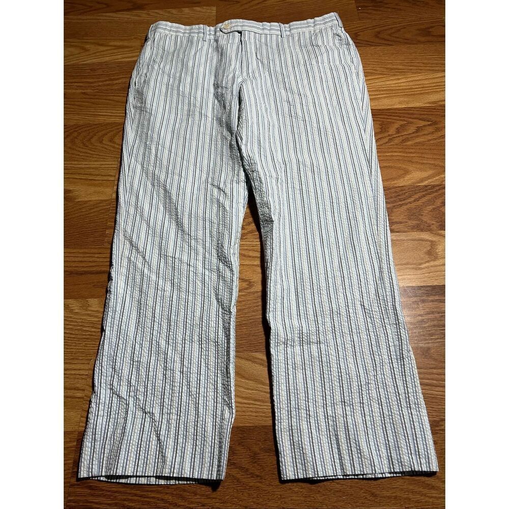 Maus & Hoffman Men’s Seersucker Striped Pants 36R